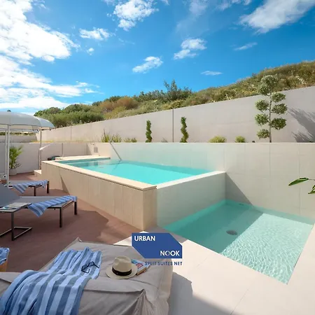 Deluxe With Private Heated Pool On Znjan - Urban Nook Lägenhet *